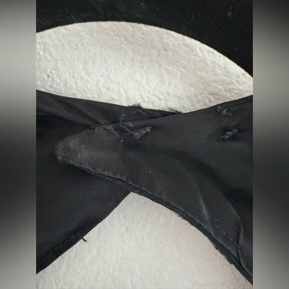 Casadei sleeveless beaded embellishment open back draped black dress size 10 - Picture 4 of 9